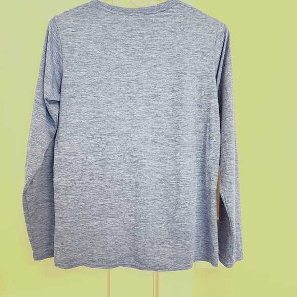 Patagonia Crew Neck Long Sleeve Tee Heathered Blue S - Picture 1 of 4